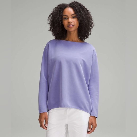 Lululemon Back in Action Long Sleeve - Dark Lavender - Picture 2 of 5